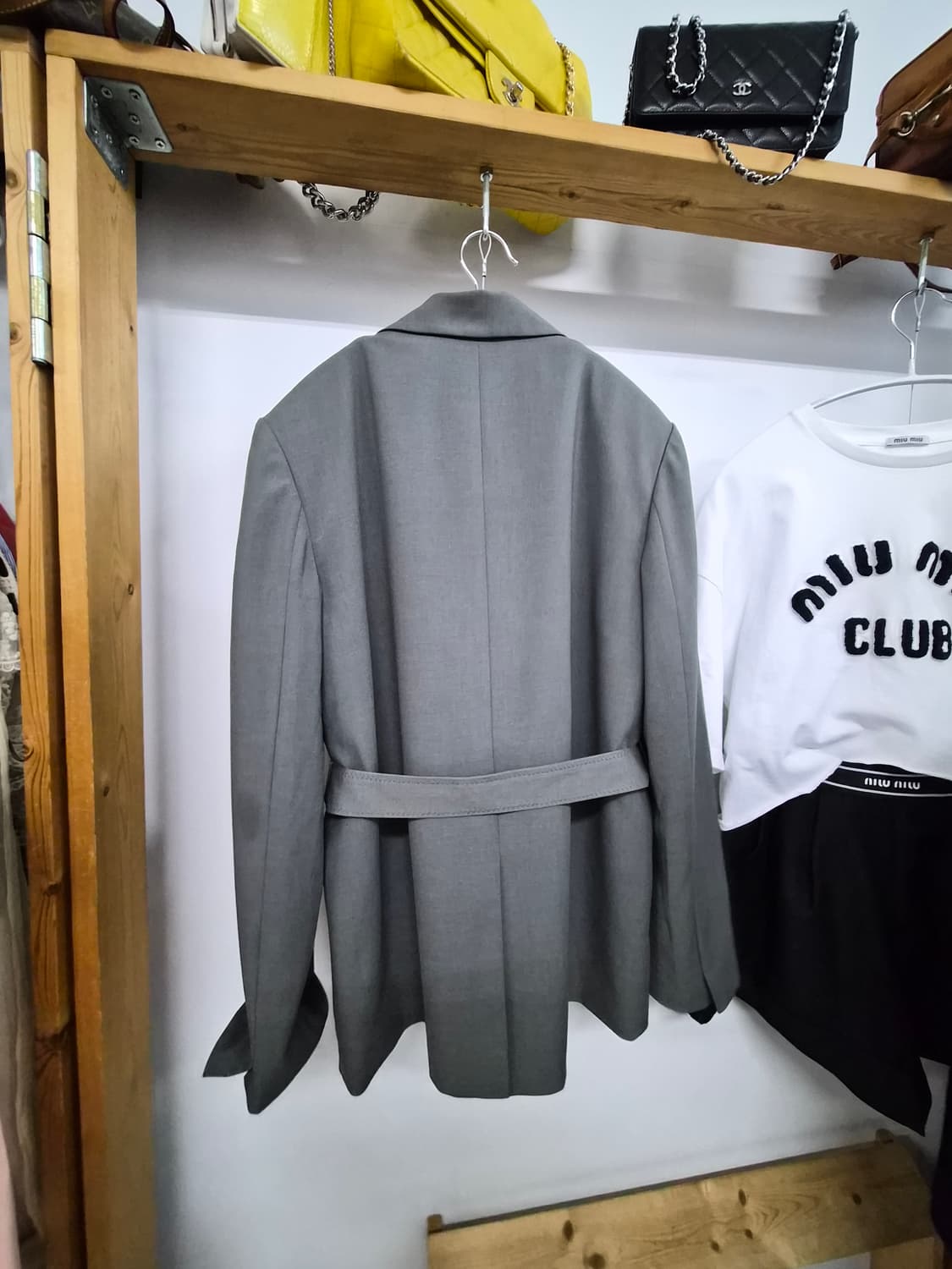 쉬즈미스 스판 벨티드 자켓 상품이미지6