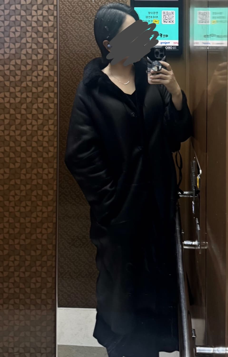 칼라거펠트 누벅 리버시블 스페인 양털 무스탕 상품이미지7