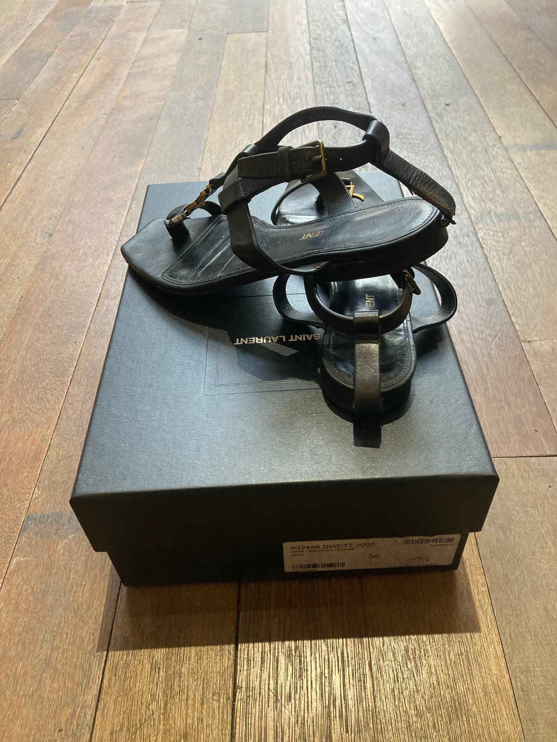 생로랑 카산드라 플립플랍 샌들 36사이즈 상품이미지3