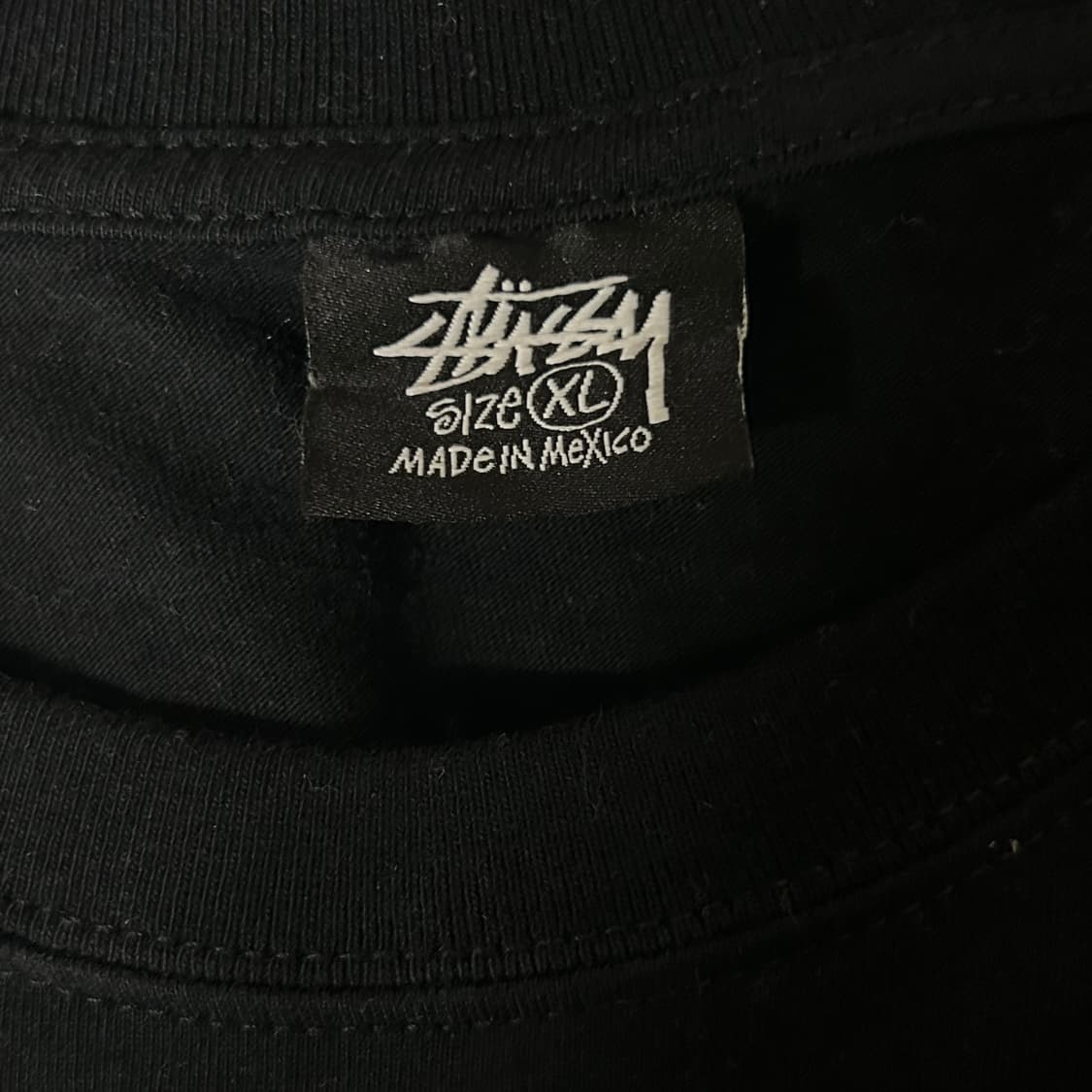 스투시 월드투어 페인트 페인팅 반팔 티셔츠 블랙 XL 상품이미지8