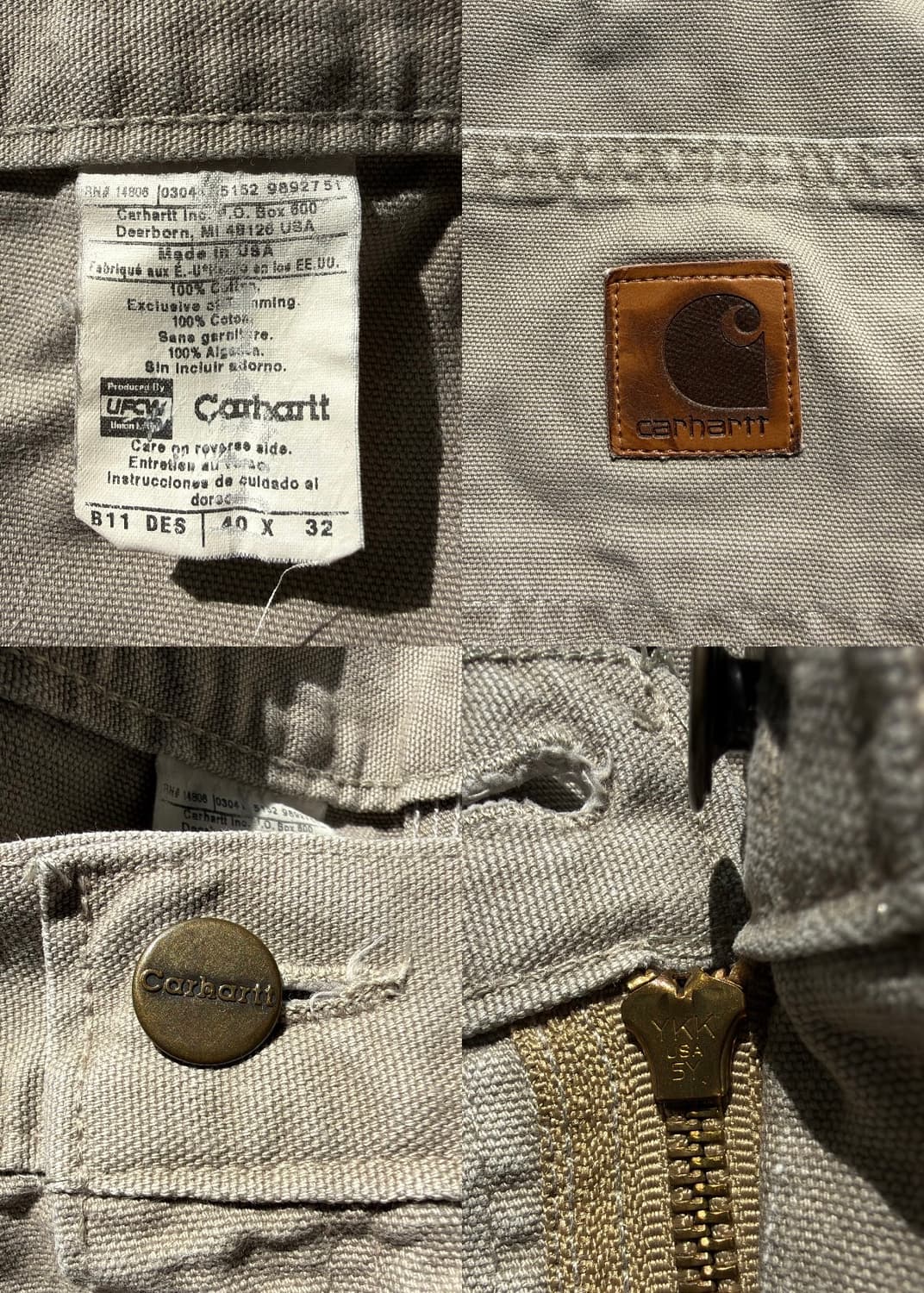 칼하트 00s B11 DES 카펜터 팬츠 상품이미지5