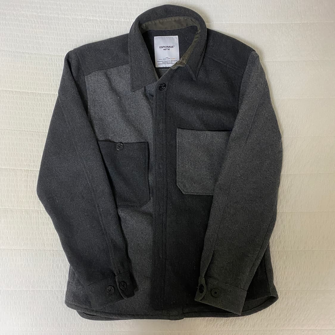 에스피오나지 울 셔츠 자켓 상품이미지1