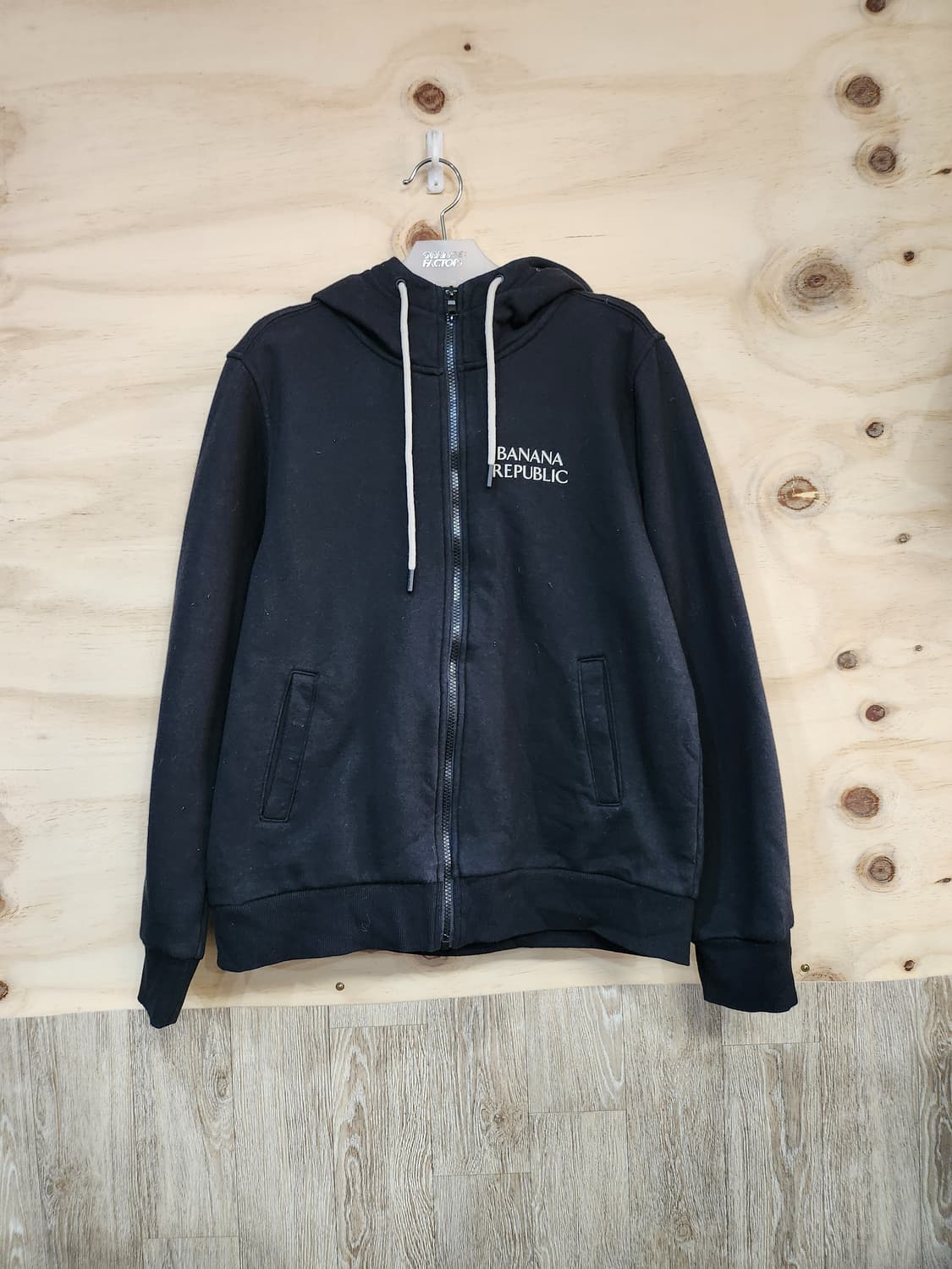 187) 바나나리퍼블릭 블랙 후드집업 상품이미지1