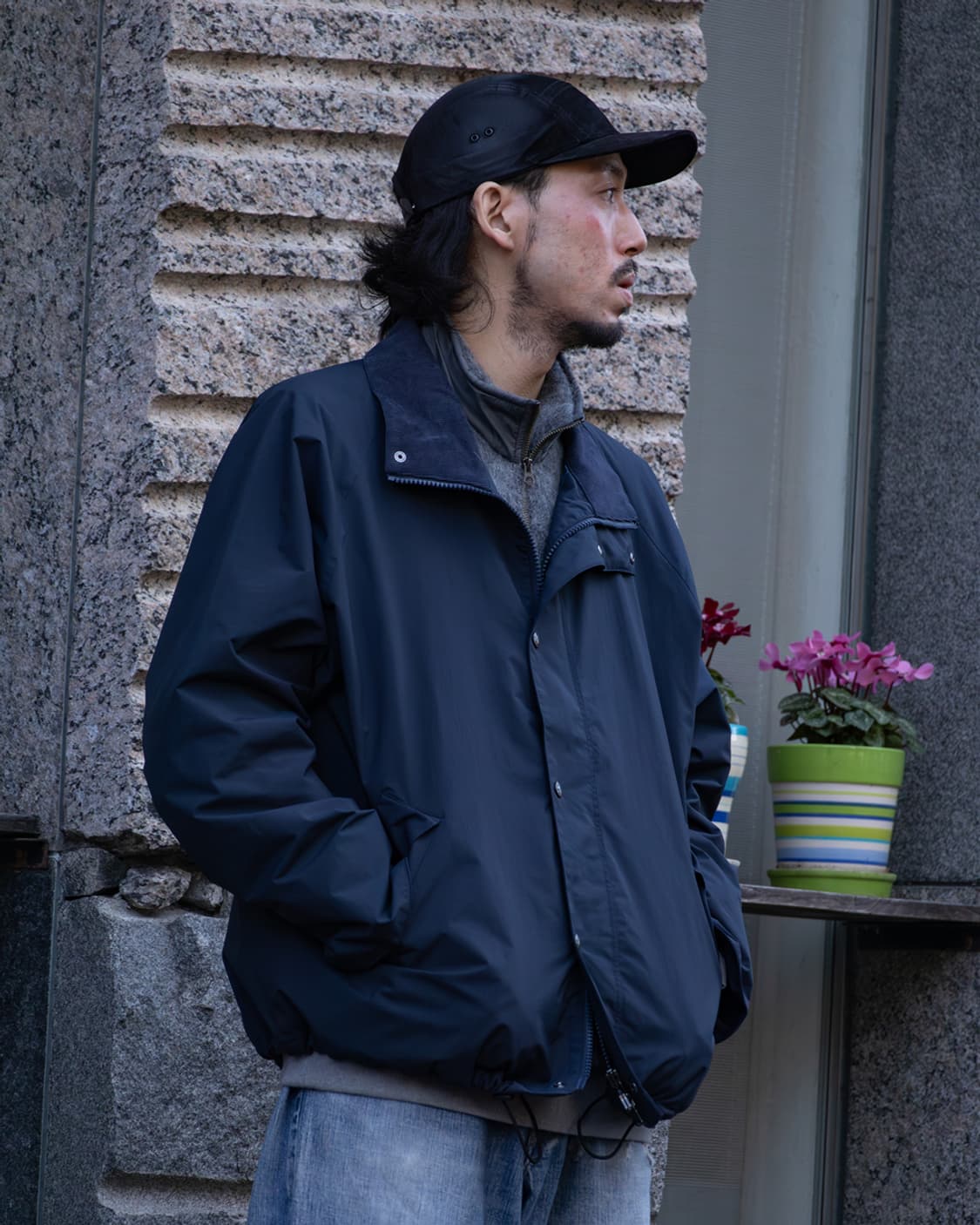 나나미카 필드 숏 자켓 네이비 xl 상품이미지1