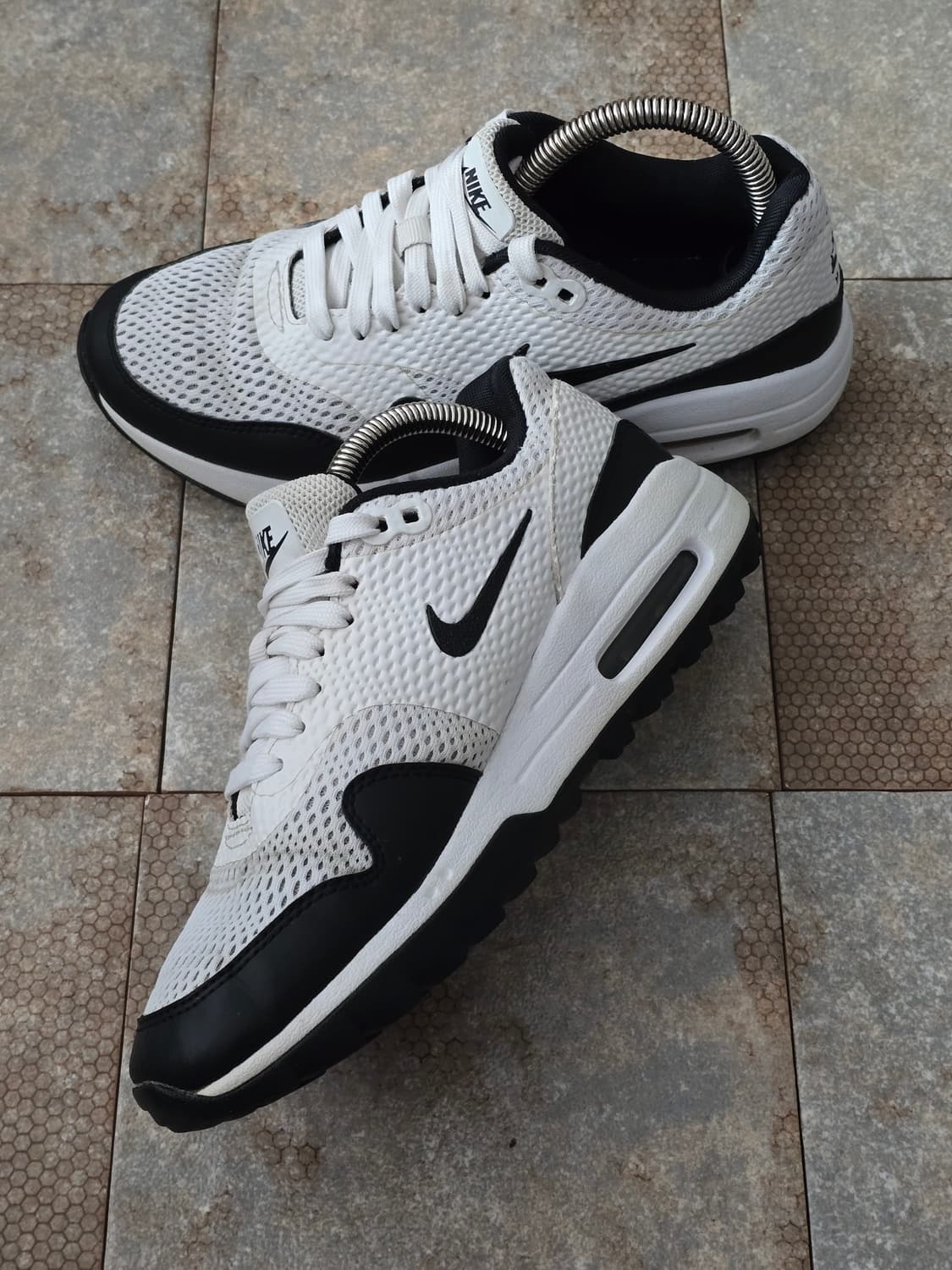 (235)나이키 에어맥스 1 g 흰검  상품이미지7