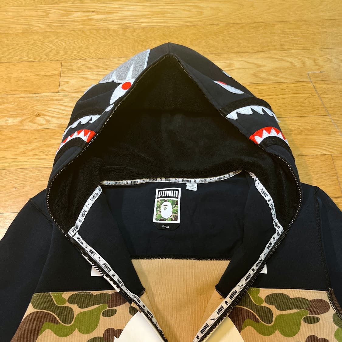2015F/W 베이프 X 푸마 ABC 카모 샤크후드 정품 상품이미지5