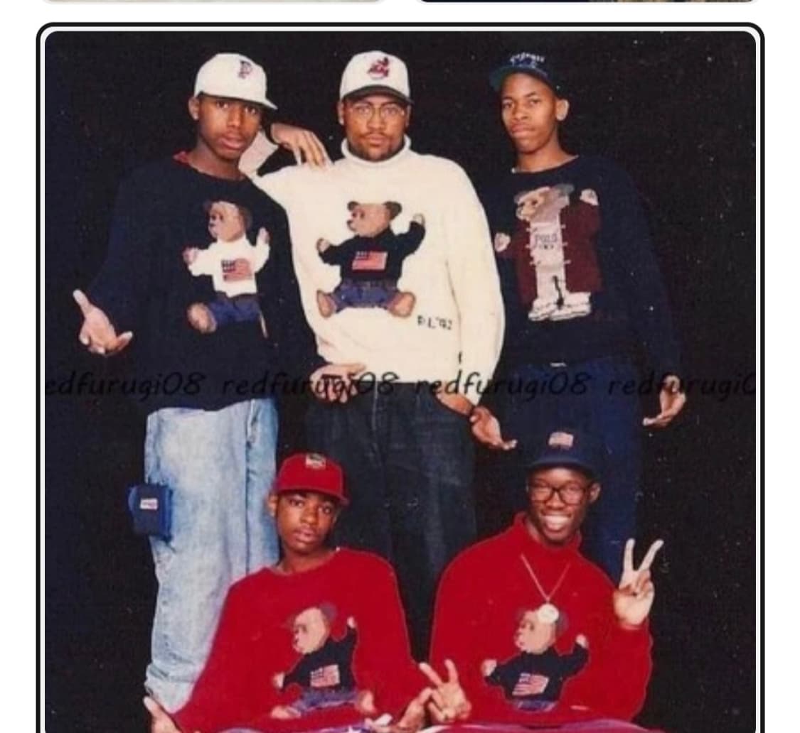 (정품) 폴로 랄프로렌 90s 92RL 오리지널 베어니트 상품이미지8