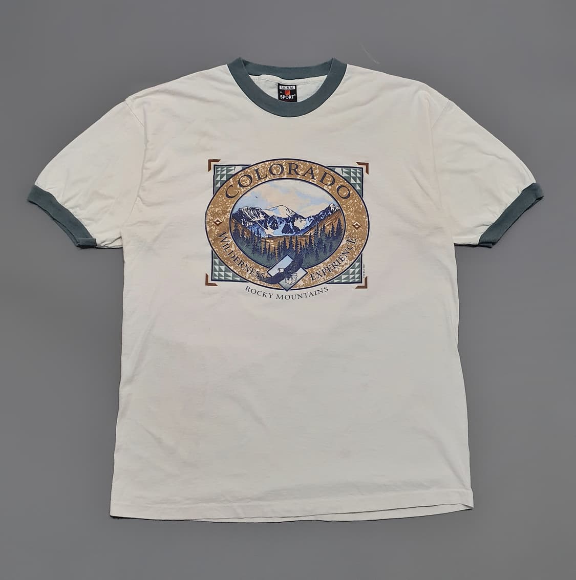 빈티지 티셔츠 90s 링거티 made in USA (105~115) 상품이미지2