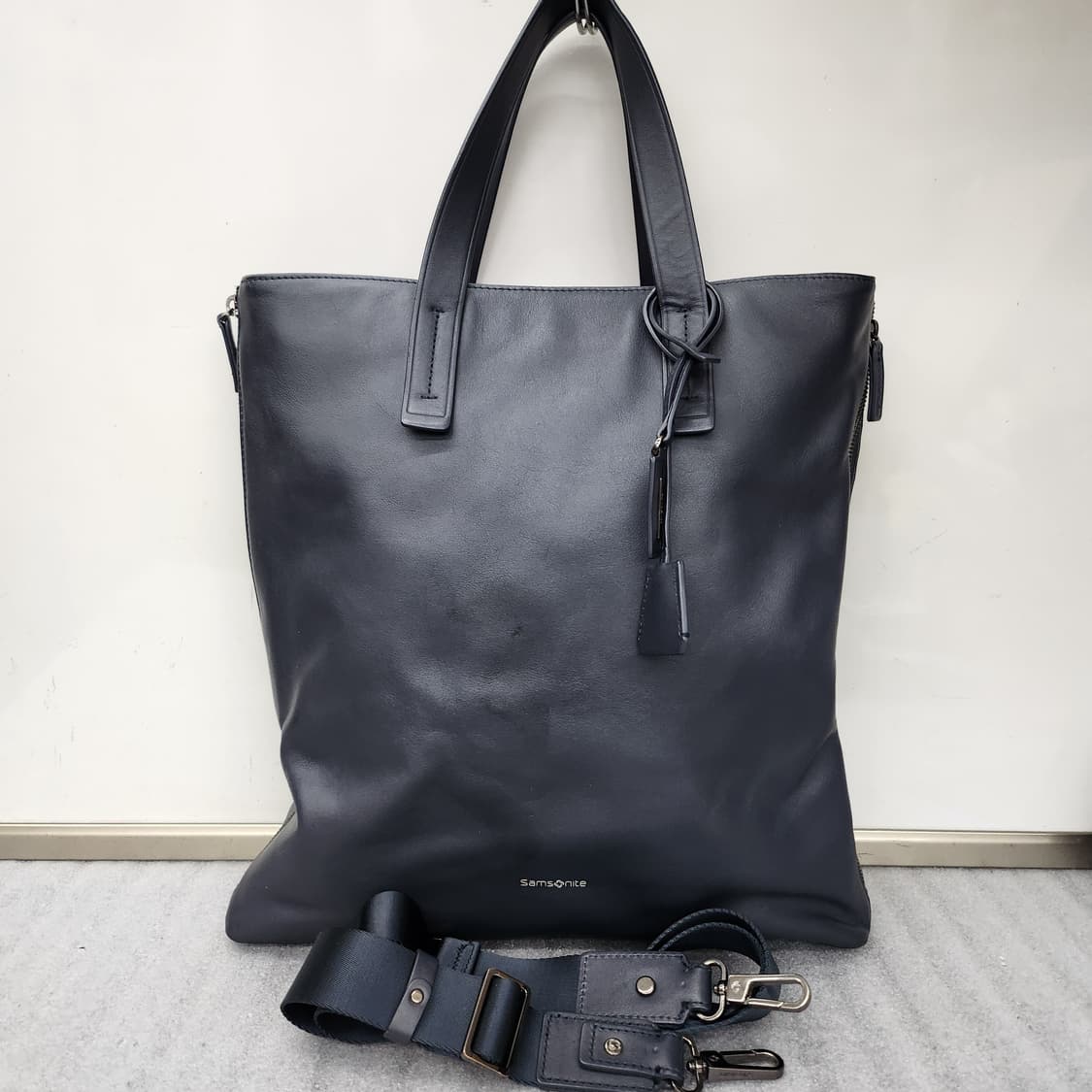 샘소나이트 정품 가죽 토트백겸 크로스백 상품이미지1
