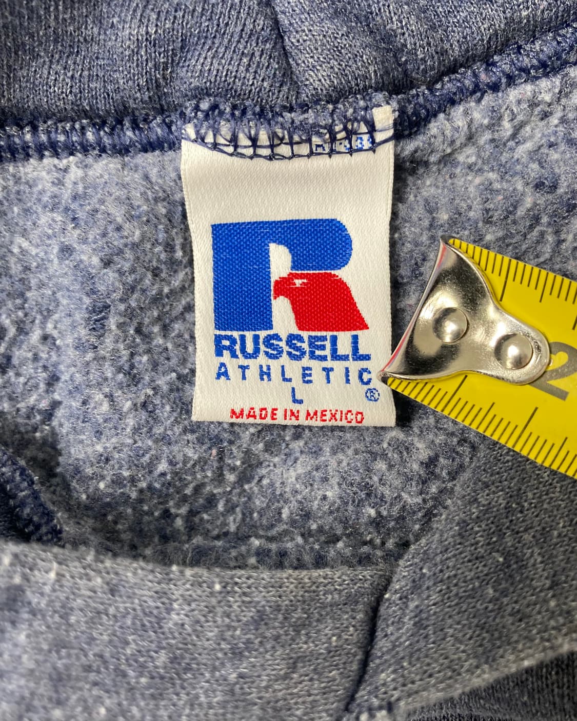 90s Russell Hoodie (charcoal blue) 상품이미지3