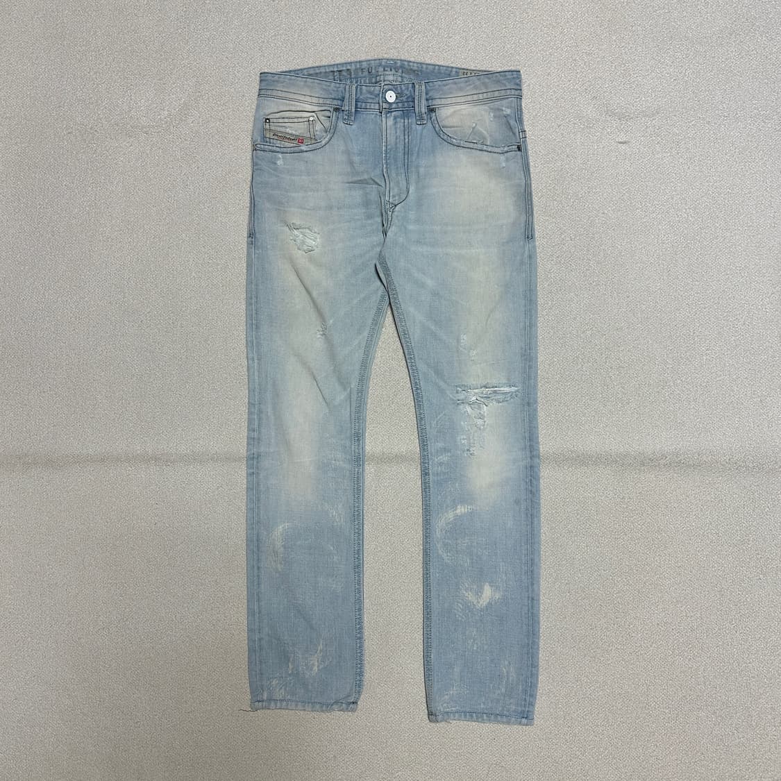 디젤 THAVAR 슬림 스키니 워싱 데님 팬츠 상품이미지1