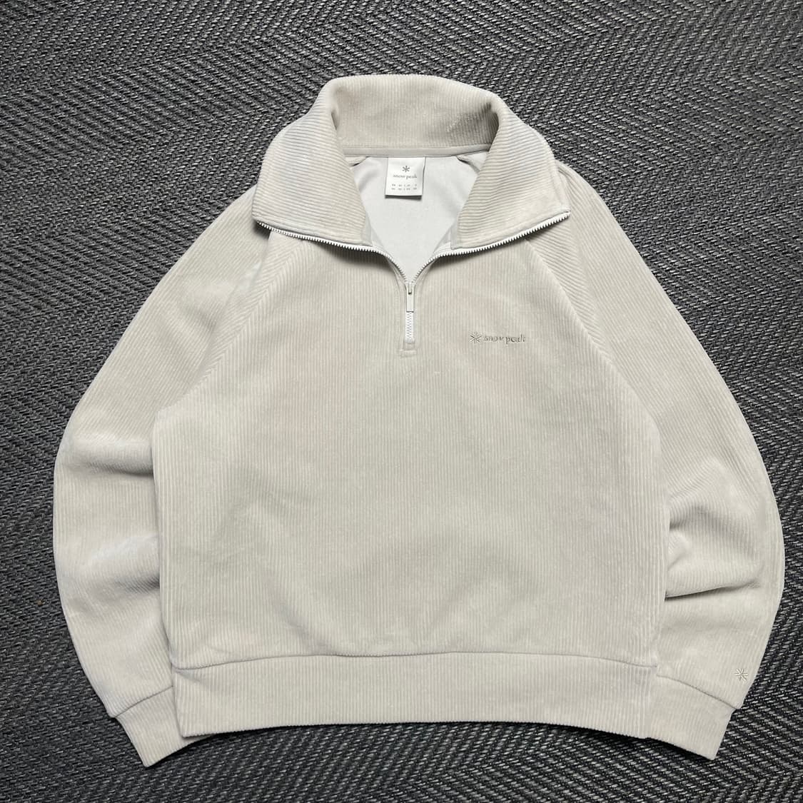 스노우피크 코듀로이 크롭 하프 반집업 y 5308 상품이미지2