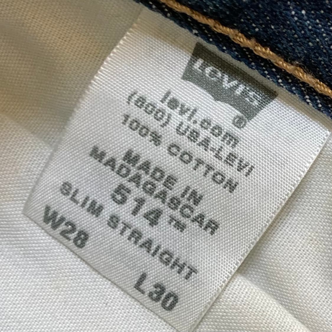 리바이스 514 데님팬츠 W28 L30 상품이미지5