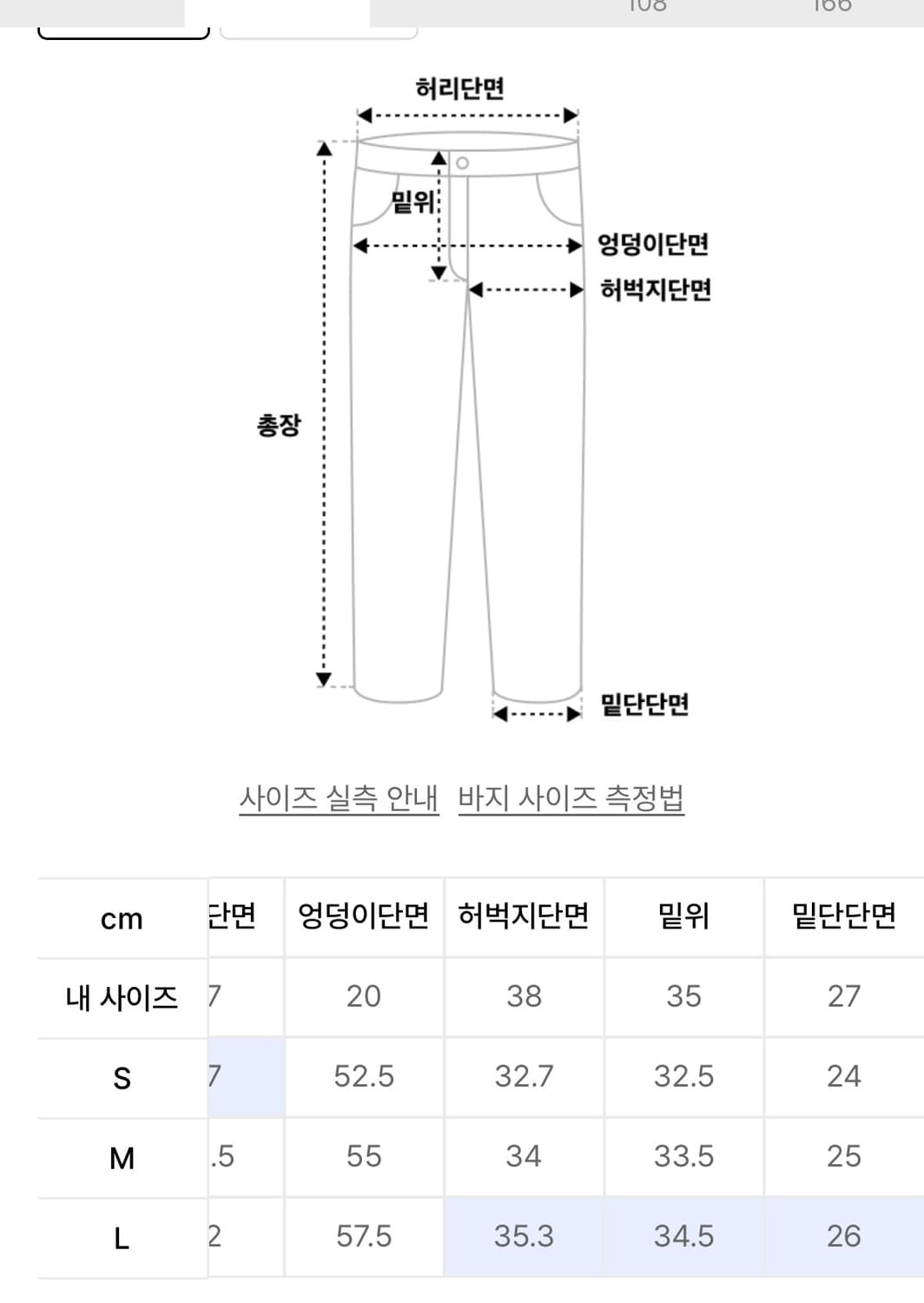 스웨이드 인디고 배기 데님s 상품이미지6