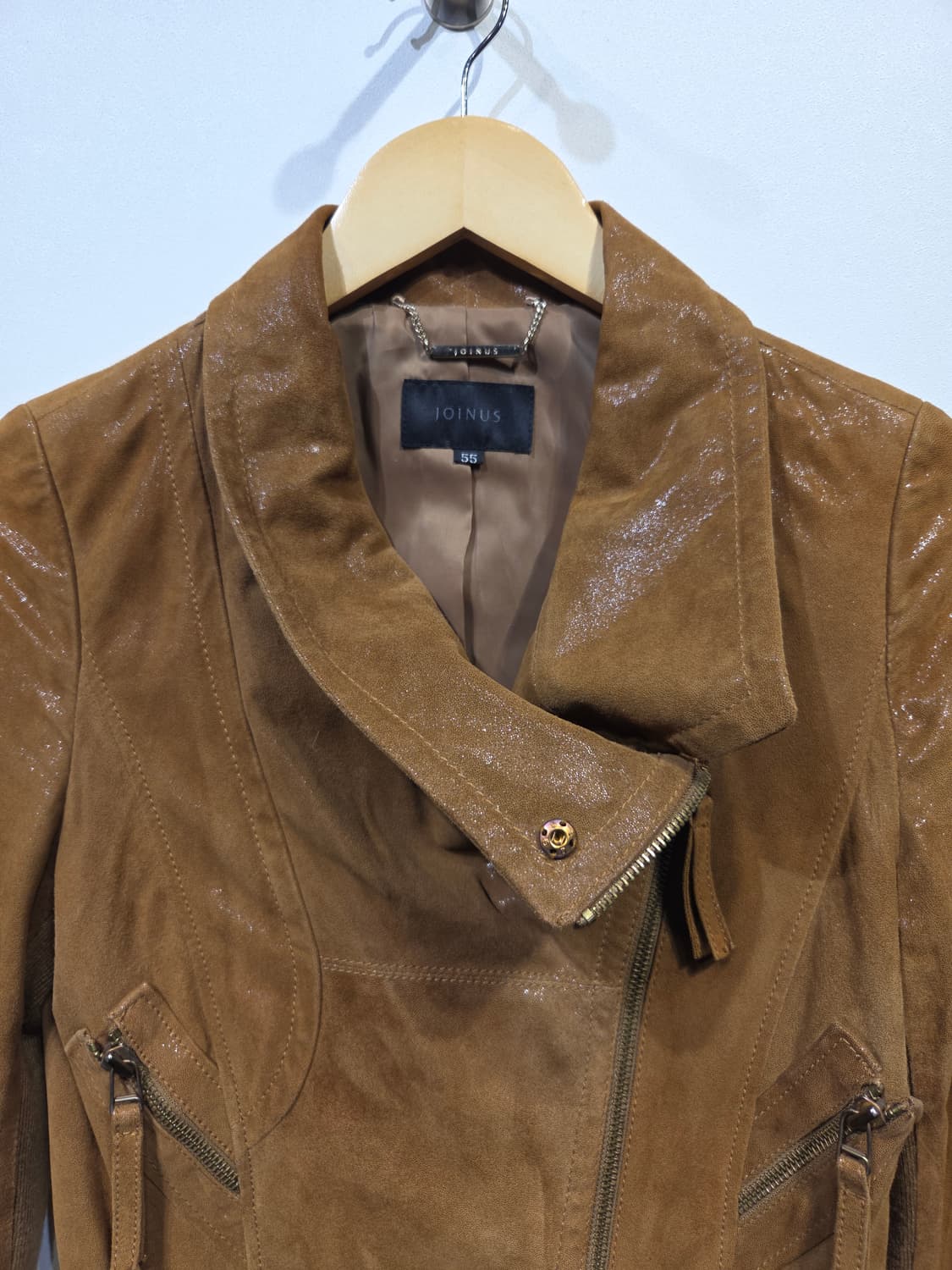 JOINUS 조이너스 리얼 염소가죽 라이더 자켓 상품이미지3