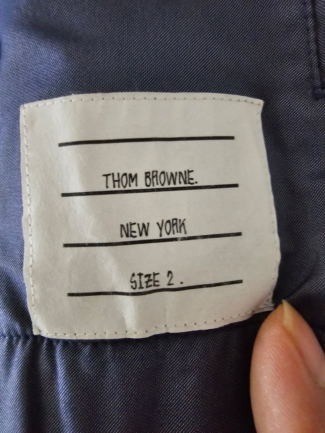 톰브라운 사선완장 블루종 점퍼(2/100/정품) 상품이미지7