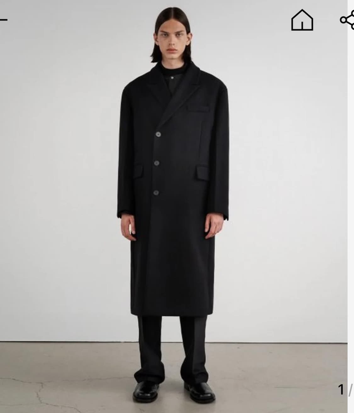 인사일런스 MTR 피크드 하프 더블코트 [XL] 상품이미지1