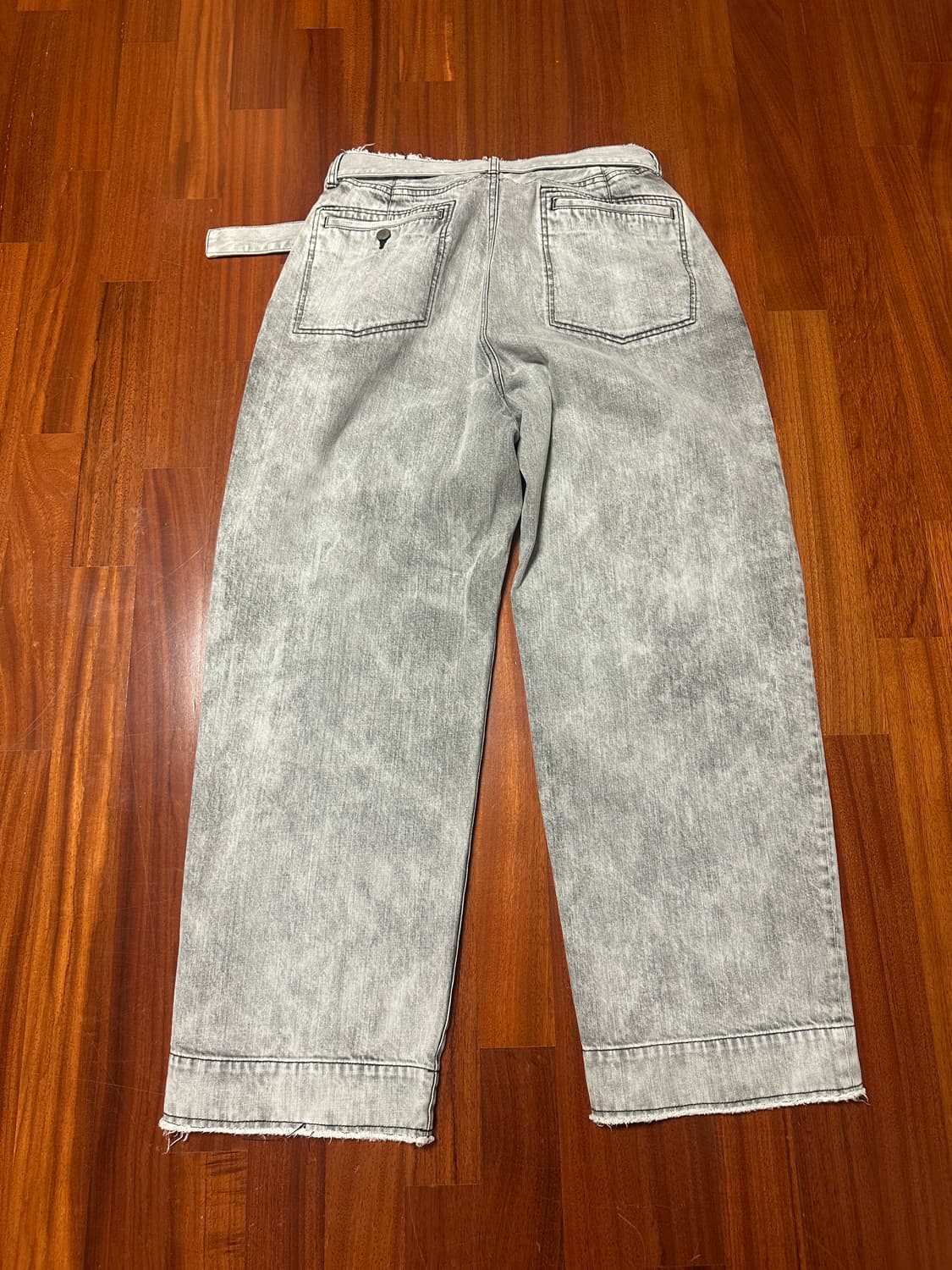 요크 도쿄 벨티드 컷오프 데님 3 상품이미지3