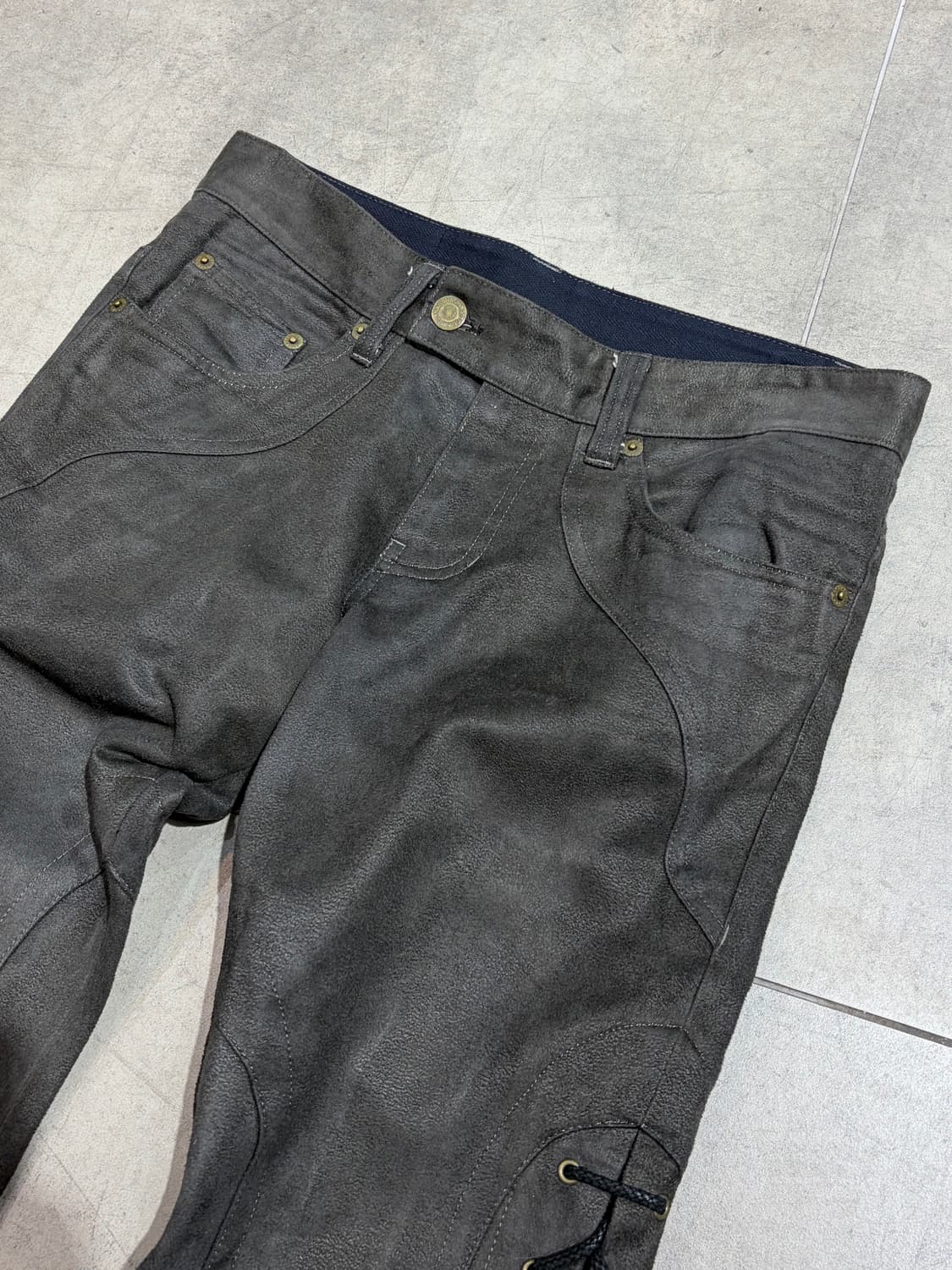 토네이도 마트 웨스턴 부츠컷 팬츠 릭 오웬스맛 팬츠 상품이미지5