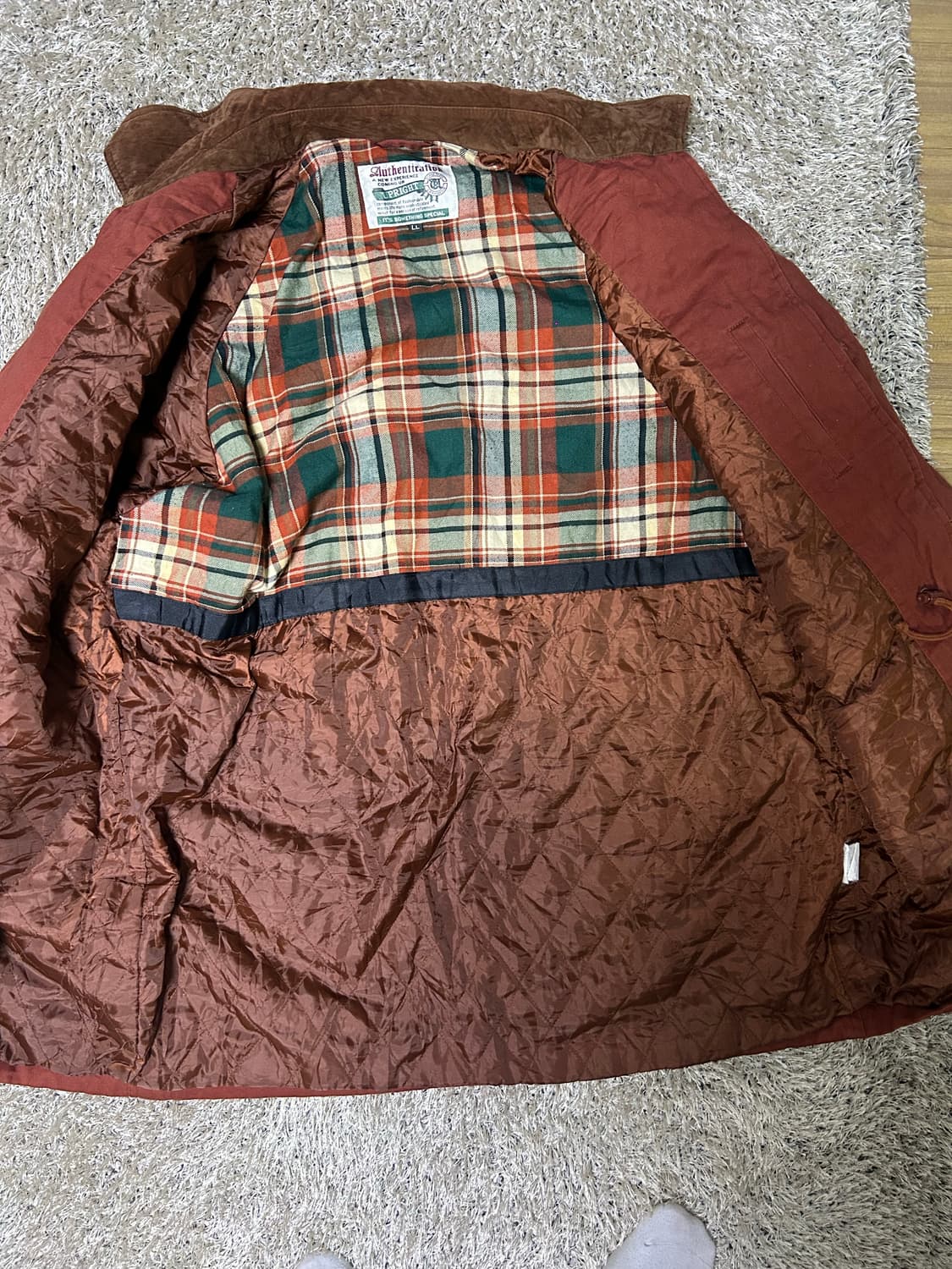 일본판 버건디 헌팅자켓 사이즈 105~110 상품이미지6