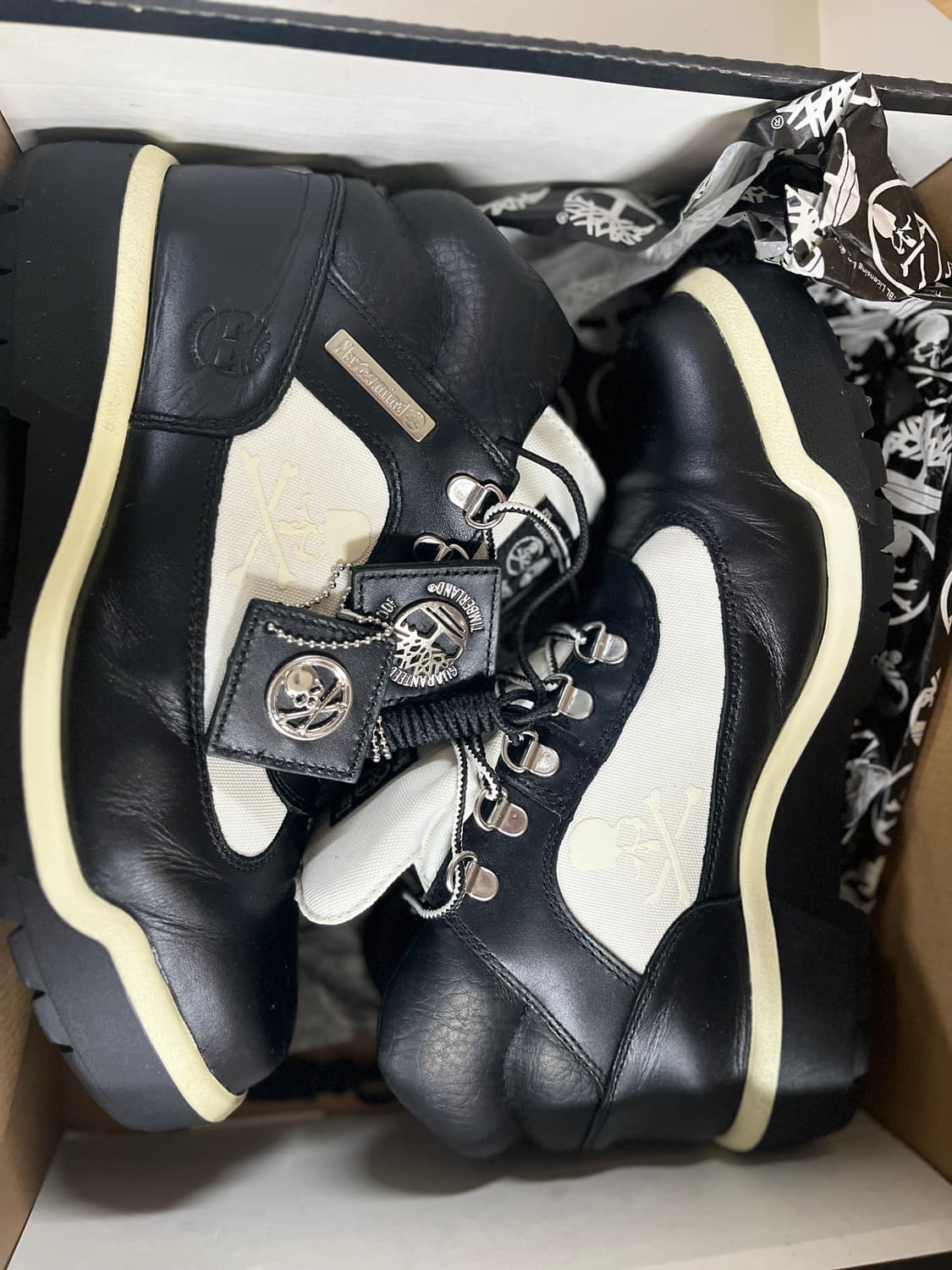 마스터마인드 x 팀버랜드 검흰 레더 필드부츠 10 상품이미지2