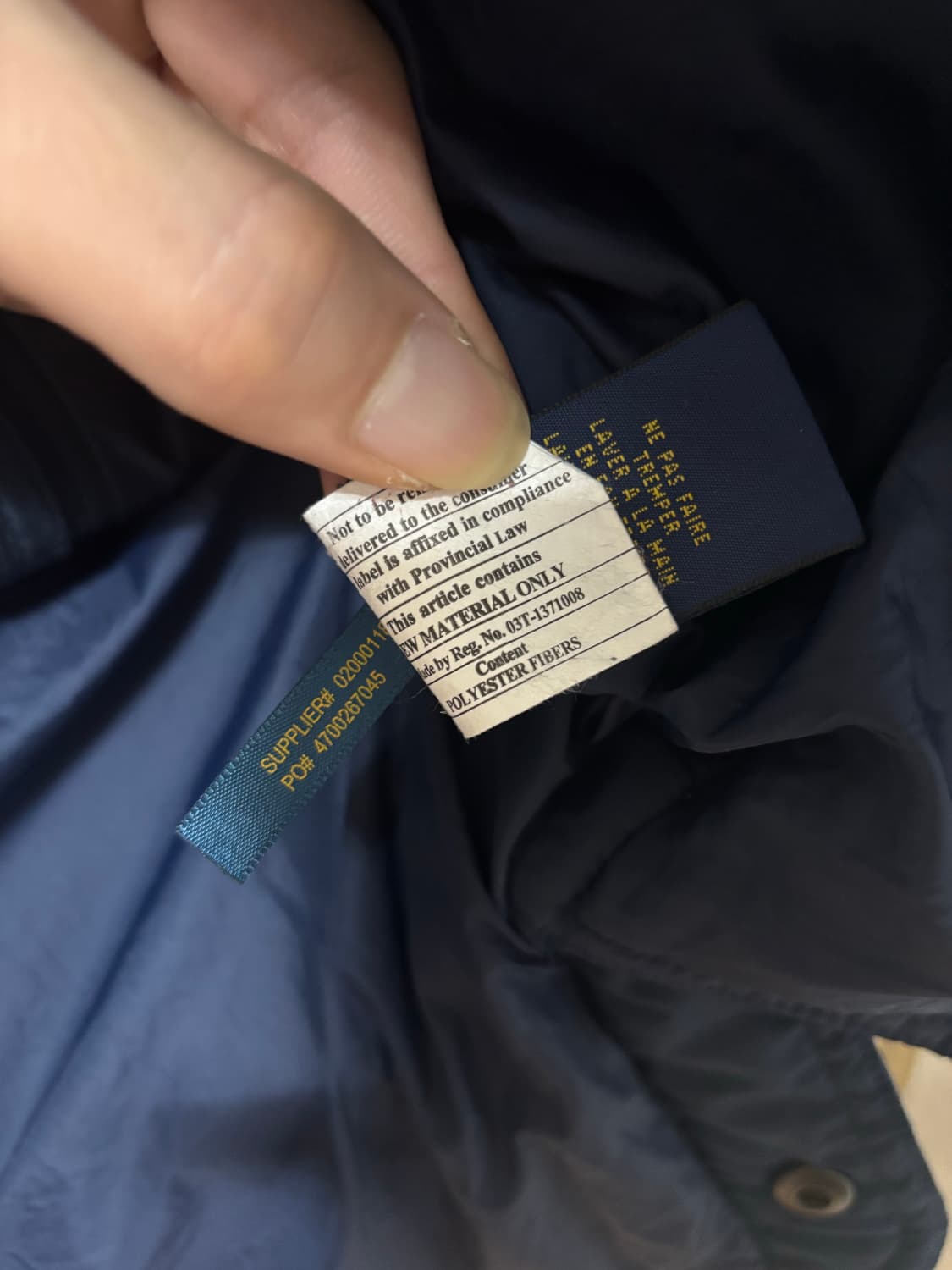 폴로 랄프로렌 네이비 퀼팅 조끼 상품이미지10