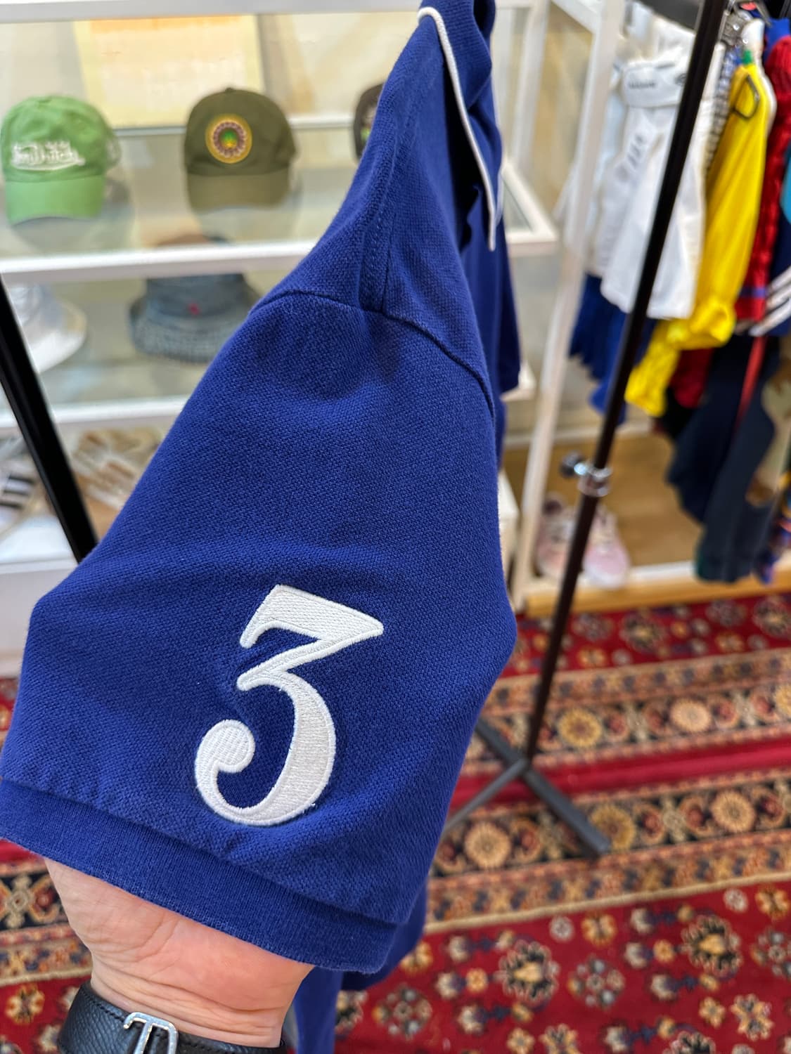 폴로 랄프로렌 빅포니 반팔 카라티 코발트블루 XL 상품이미지4