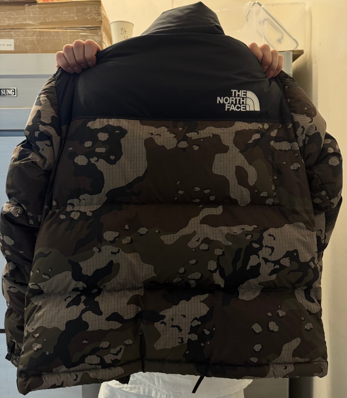 노스페이스 카모패딩 상품이미지3