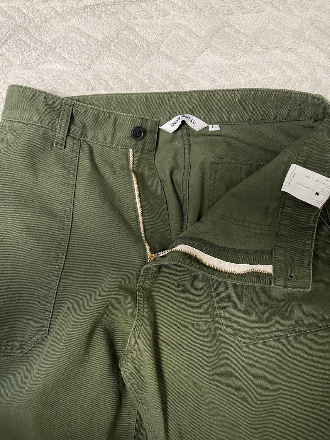 유니폼 브릿지 퍼티그 팬츠 올리브 L(31인치) 상품이미지6