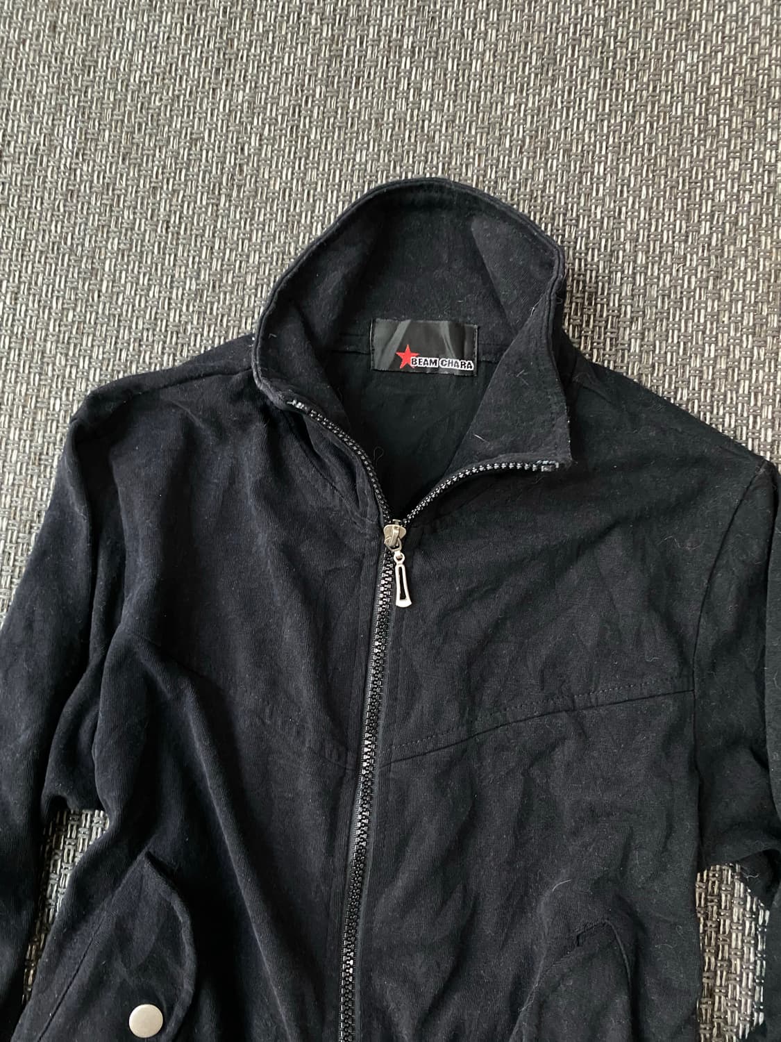 Y2K Slim Fit Full Neck Zip Up 상품이미지7