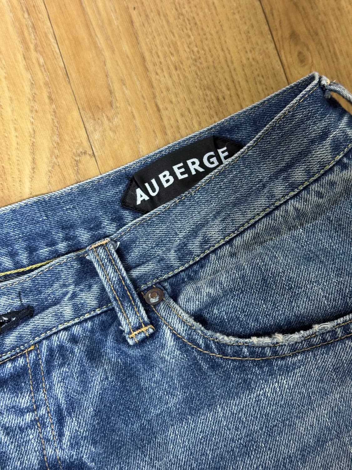 [44] 오베르쥬(auberge) 어드레서 샵 별주 빈티지 워시데님 상품이미지5