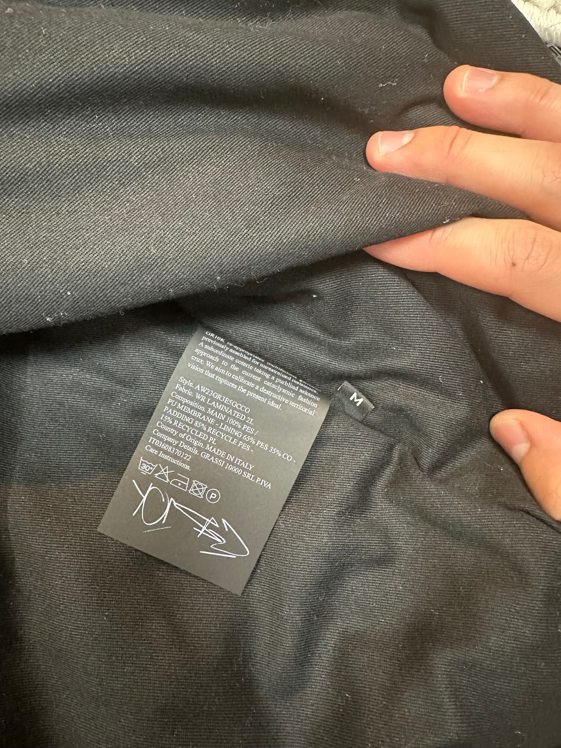 gr10k 인슐레이터 자켓 상품이미지4