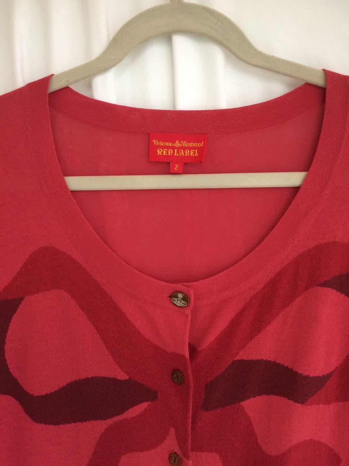 비비안 웨스트우드 리본 오알비 니트 원피스 긴팔 드레스 상품이미지3