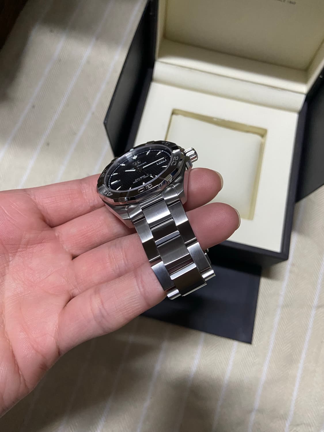 태그호이어 아쿠아레이서 스틸 오토 청판 way2112 상품이미지5