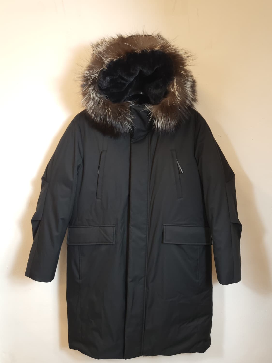 TNGT 사가폭스 프리미엄구스다운 롱패딩 100 L 새제품 상품이미지2