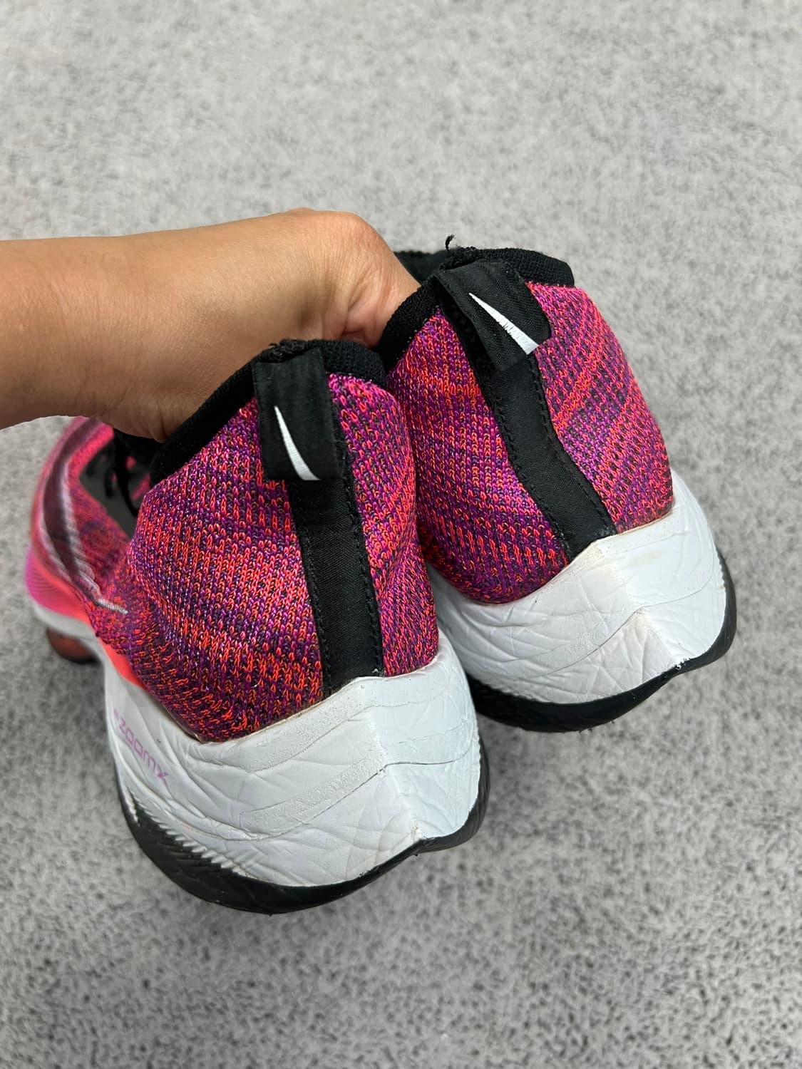 (290) 나이키 에어 줌 알파플라이 넥스트% 하이퍼 바이올렛 상품이미지3