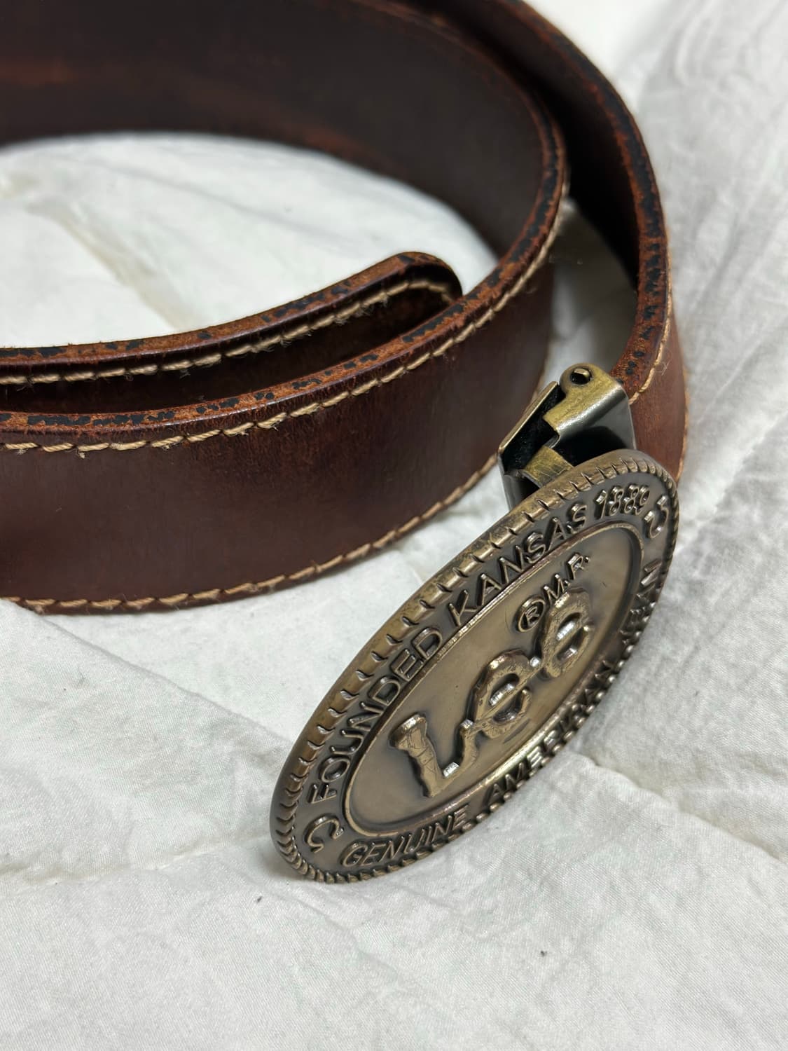 미제 Lee 웨스턴 가죽 벨트  상품이미지6