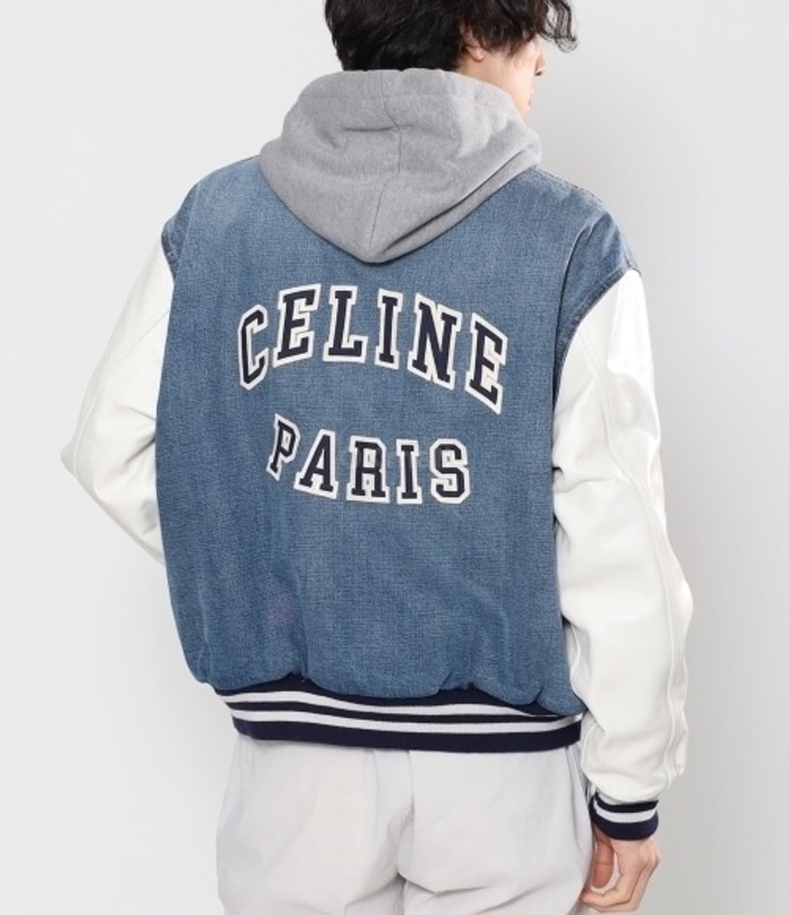 (S+/L) / 셀린느 피스모 워시 데님 루즈 테디 자켓 상품이미지10