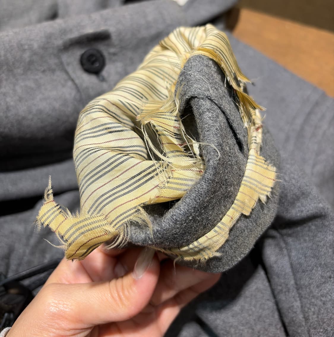 버버리 울 후드 더플 코트 상품이미지5