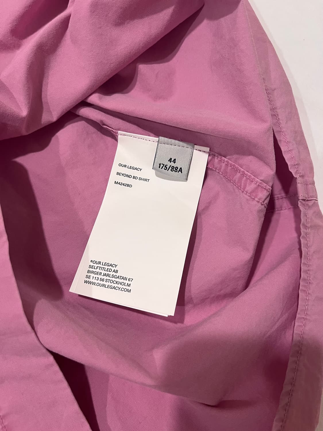 아워레가시 핑크 셔츠 상품이미지6