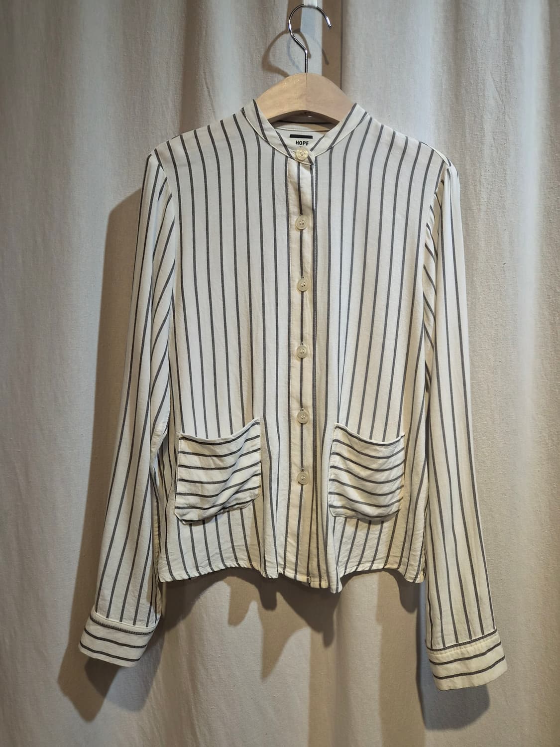 HOPE 스트라이프 셔츠 상품이미지1