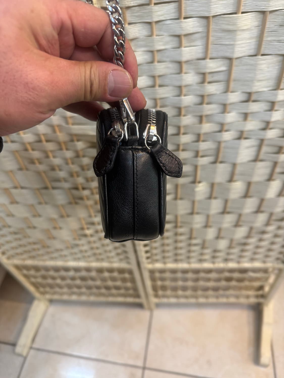 정품 프라다 다이어그램 미니 체인백 팝니다 상품이미지5