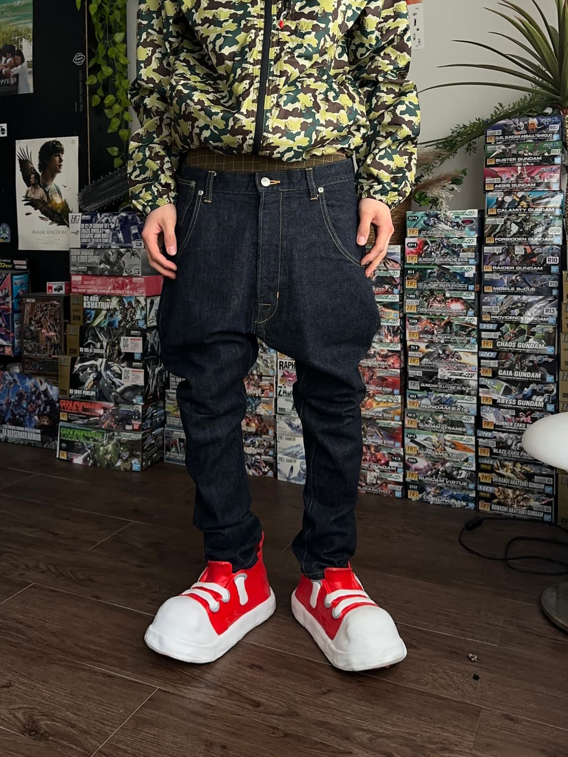 JieDa Kikonobu 슬림 사루엘 진 상품이미지3