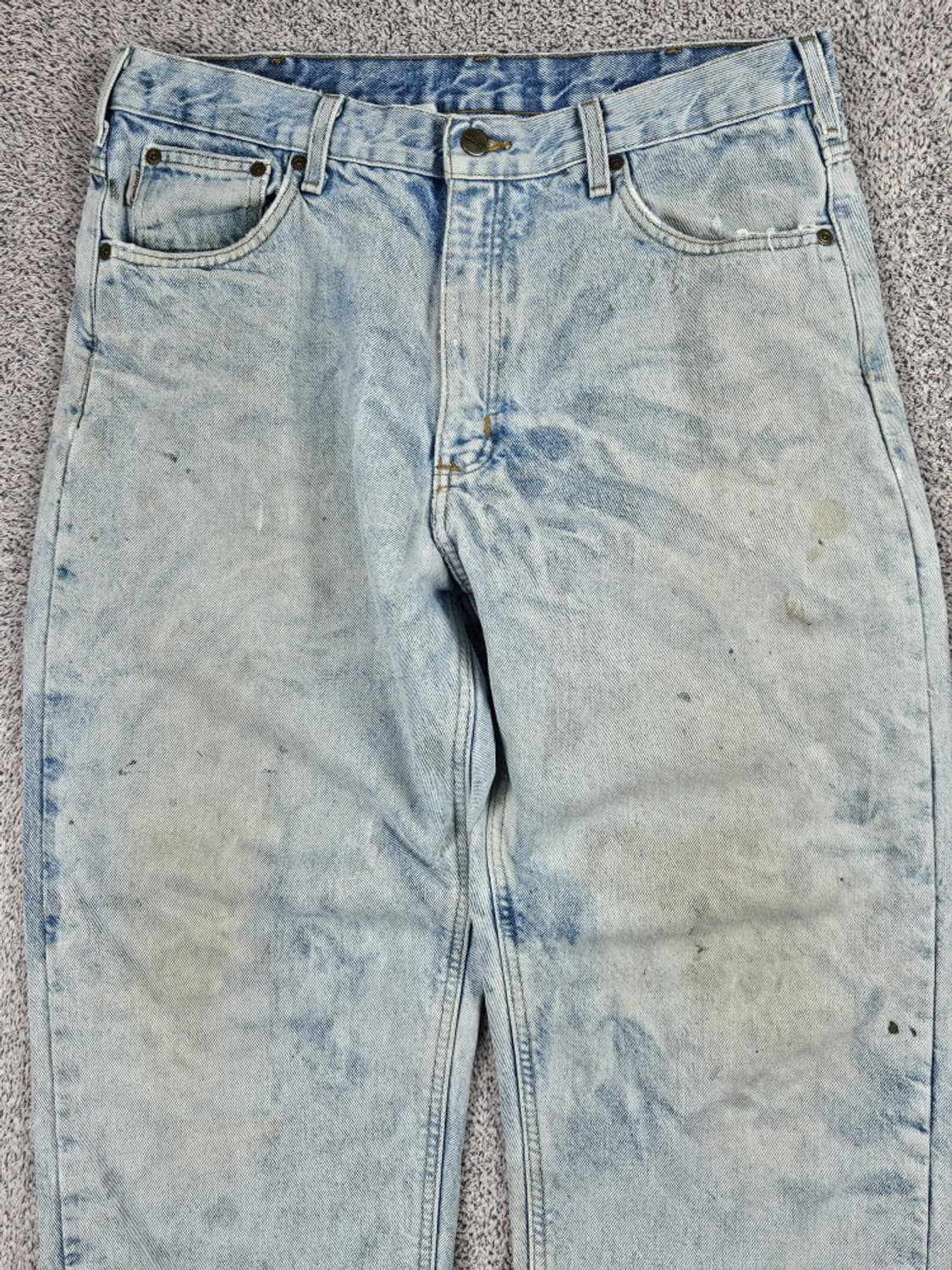 칼하트 헤비 플란넬 워시드 데님 워크 팬츠 ( 36X30 )/ 10518 상품이미지6