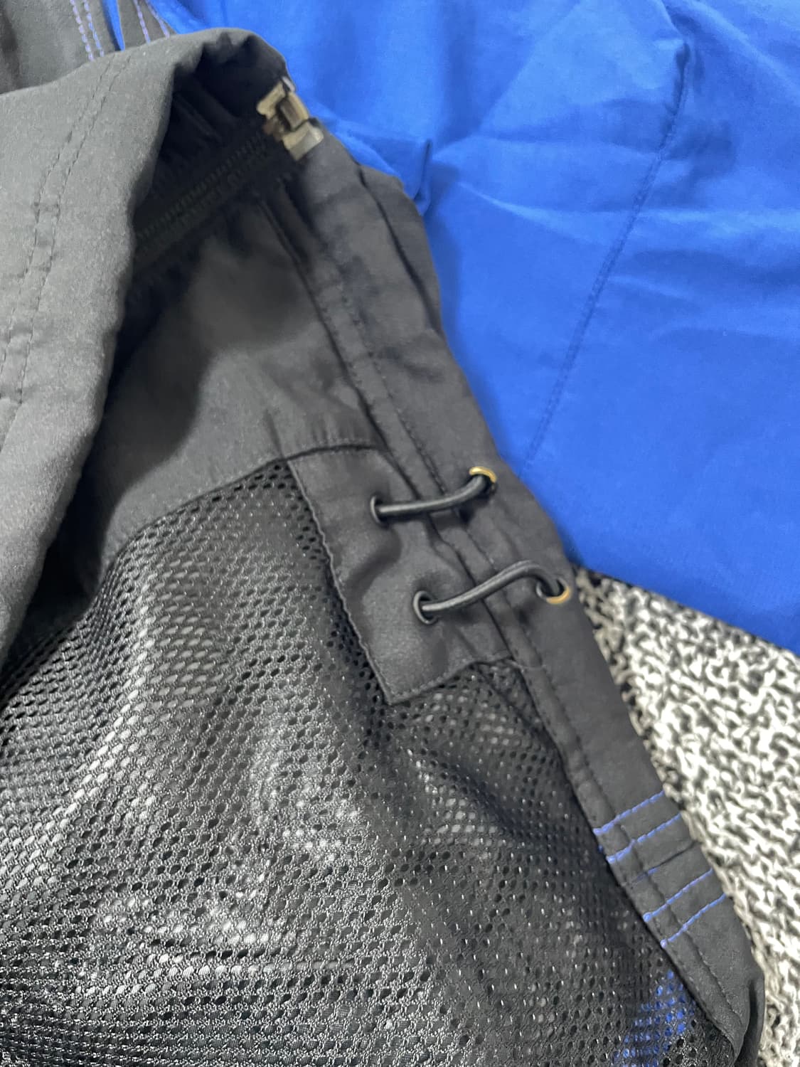 빈티지9. 나이키 인터밀란 빈티지 올드스쿨 바람막이 메쉬 점퍼 블랙블루 상품이미지4