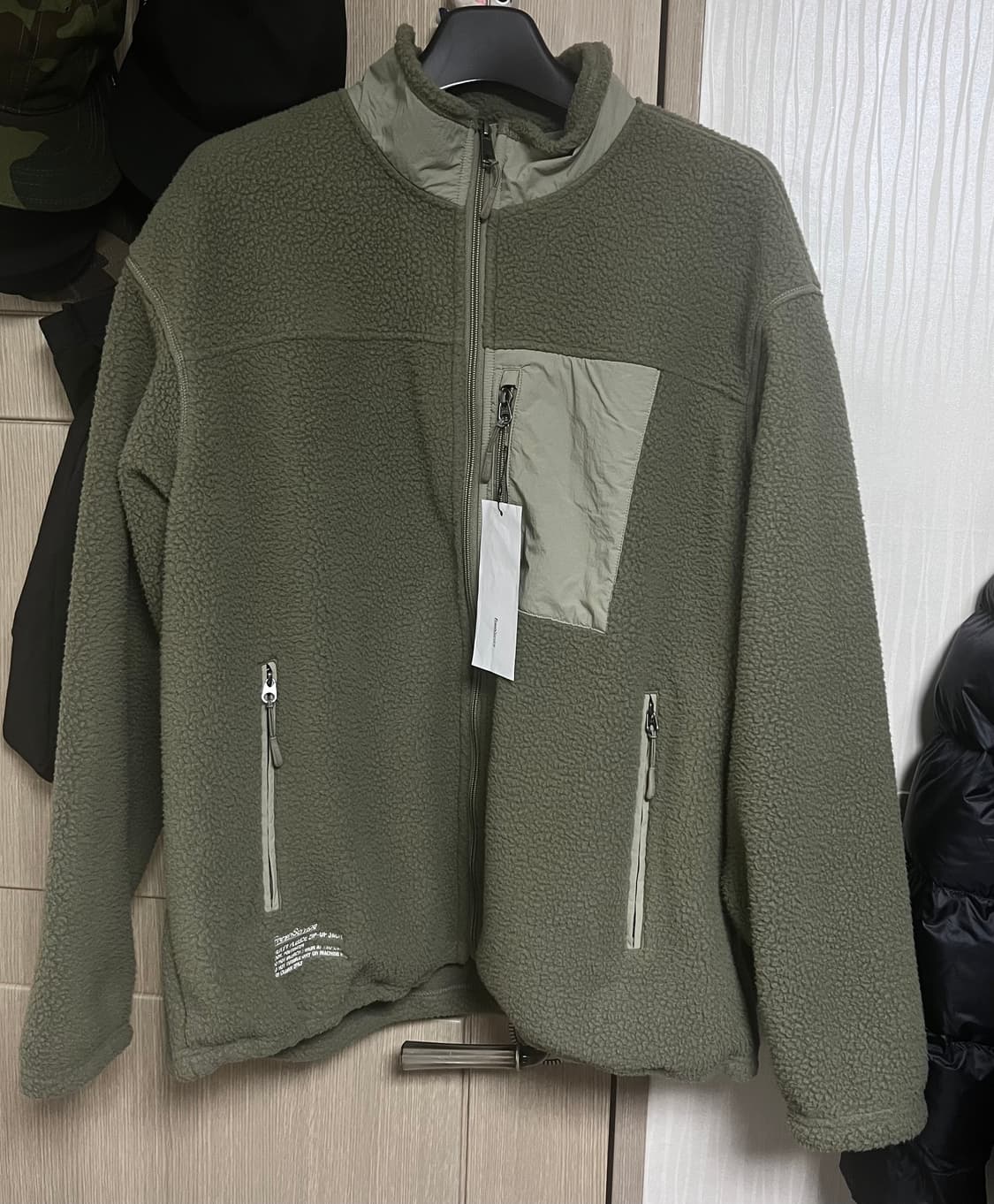 freshservice 프레쉬서비스 25fw헤비플리스 카키 L 상품이미지3