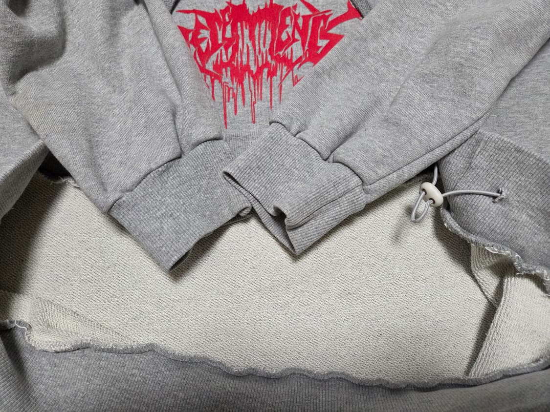 베트멍 그레이 시티로고 후드티 상품이미지4