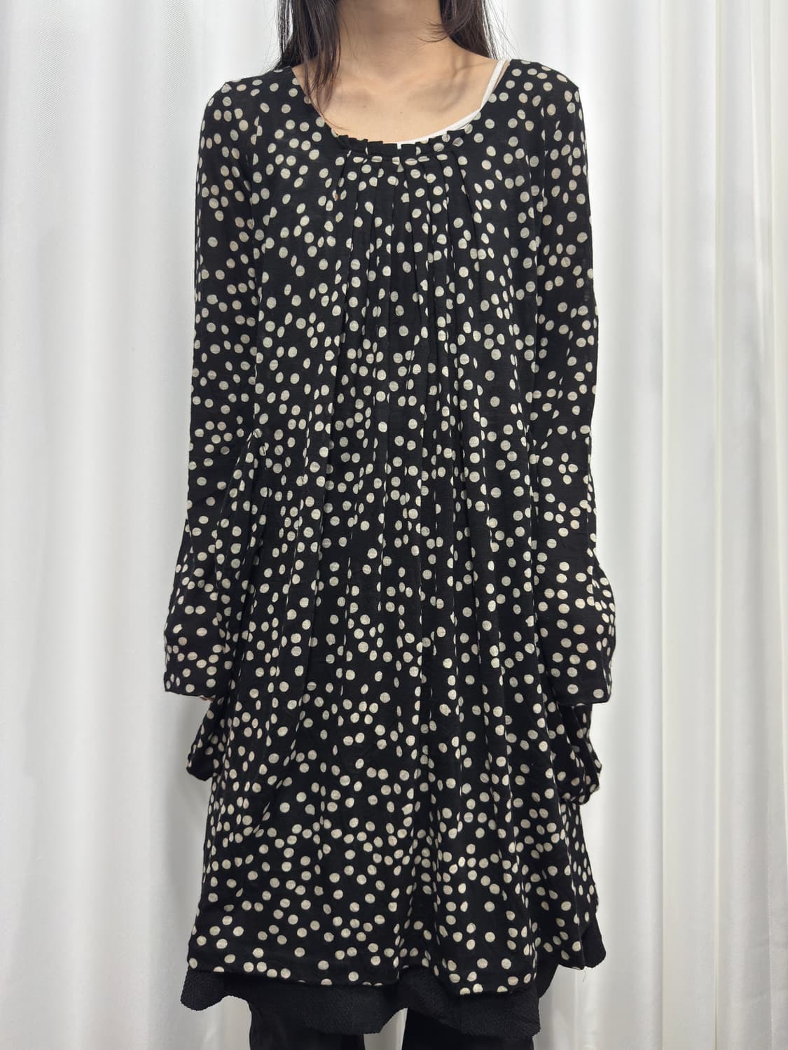 sunao kuwahara dot knit onepiece  상품이미지1