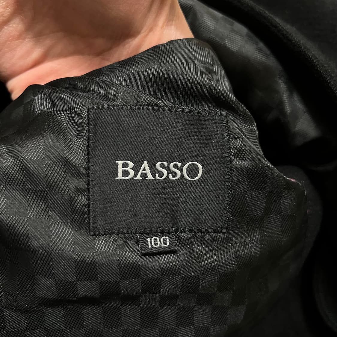 바쏘 옴므 클래식 모직 싱글 발마칸 맥코트 [블랙] L/100 상품이미지4