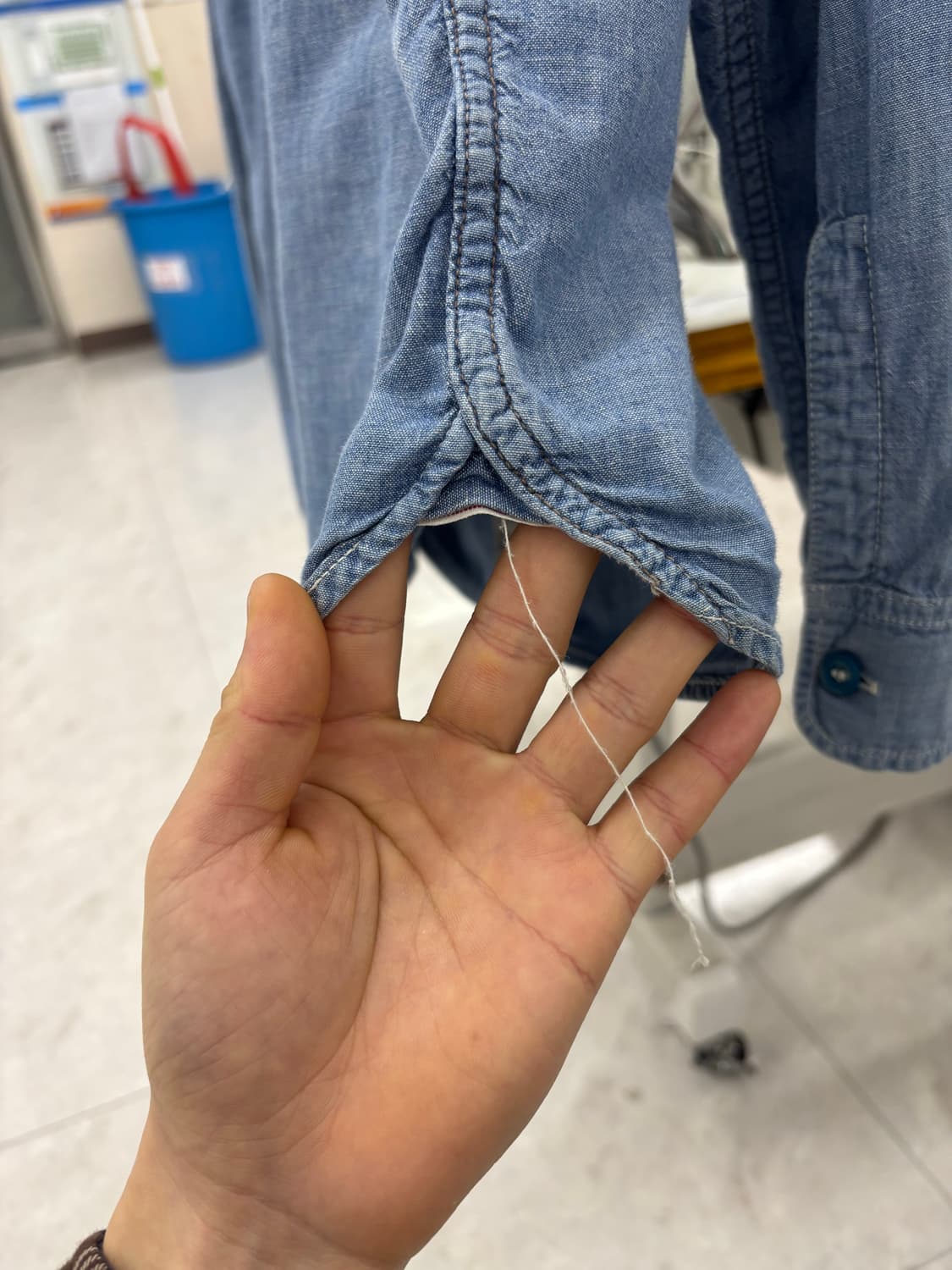 리얼맥코이 샴브레이셔츠  상품이미지4